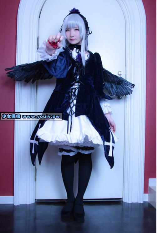 Cosplay milklimxxx Kurumi 胡桃 Suitou wa Shibori-tate Mirukuga wo Suki Rozen Maide